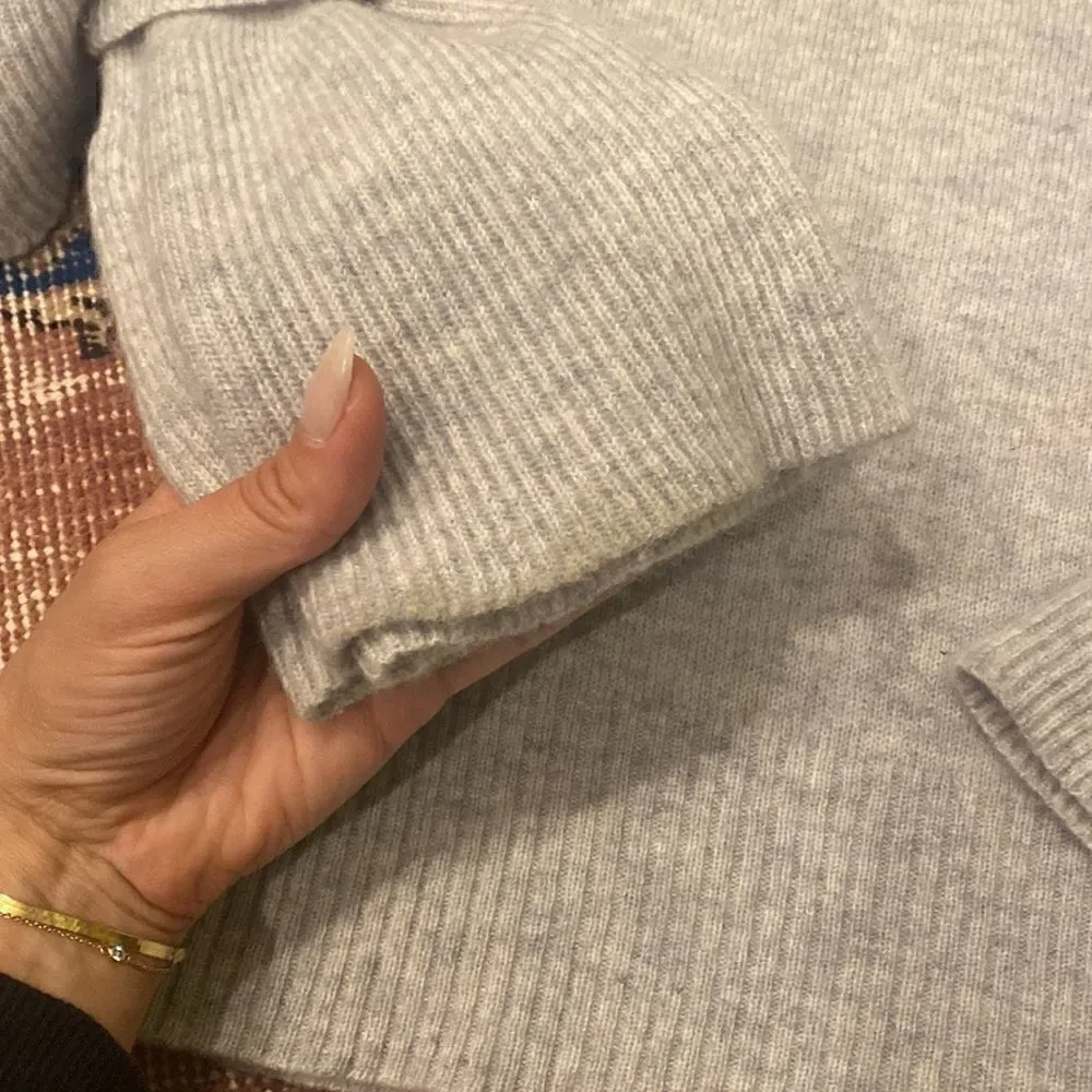 Tiered sleeve Qi cashmere sweater
